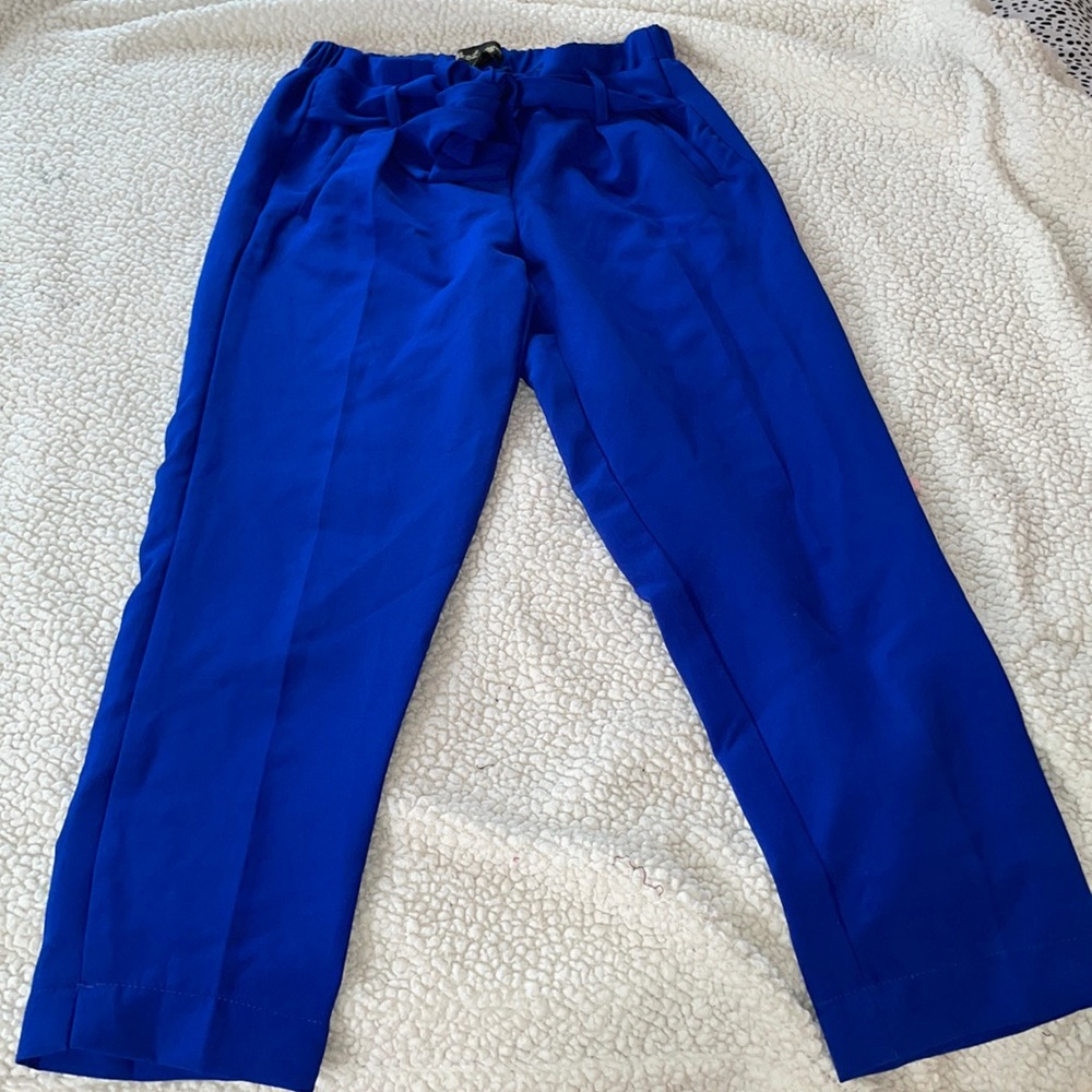 Blue dressy pants